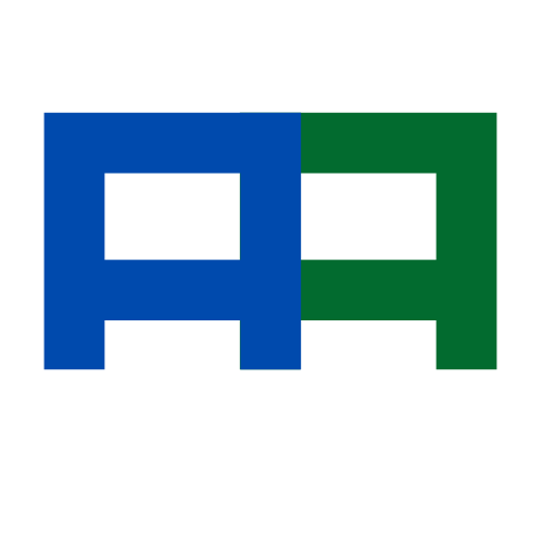 Logo von Antonio Aiello Web Solutions mit transparentem Hintergrund und weisser Beschriftung.